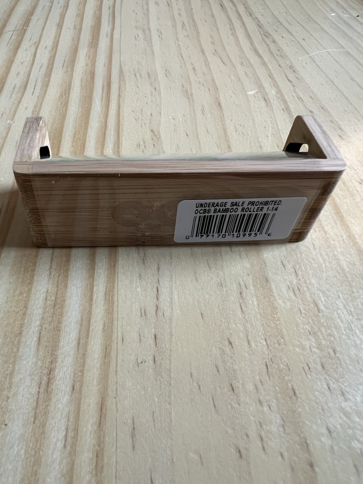 1x OCB BAMBOO 1 1/4 (79mm) Cigarette Rolling Machine Roller