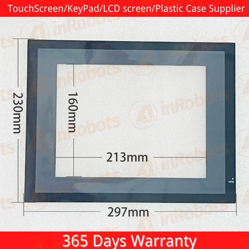 Touch Screen Panel Glass Digitizer NS10-TV01B NS10-TV01B-V1+ Overlay Film