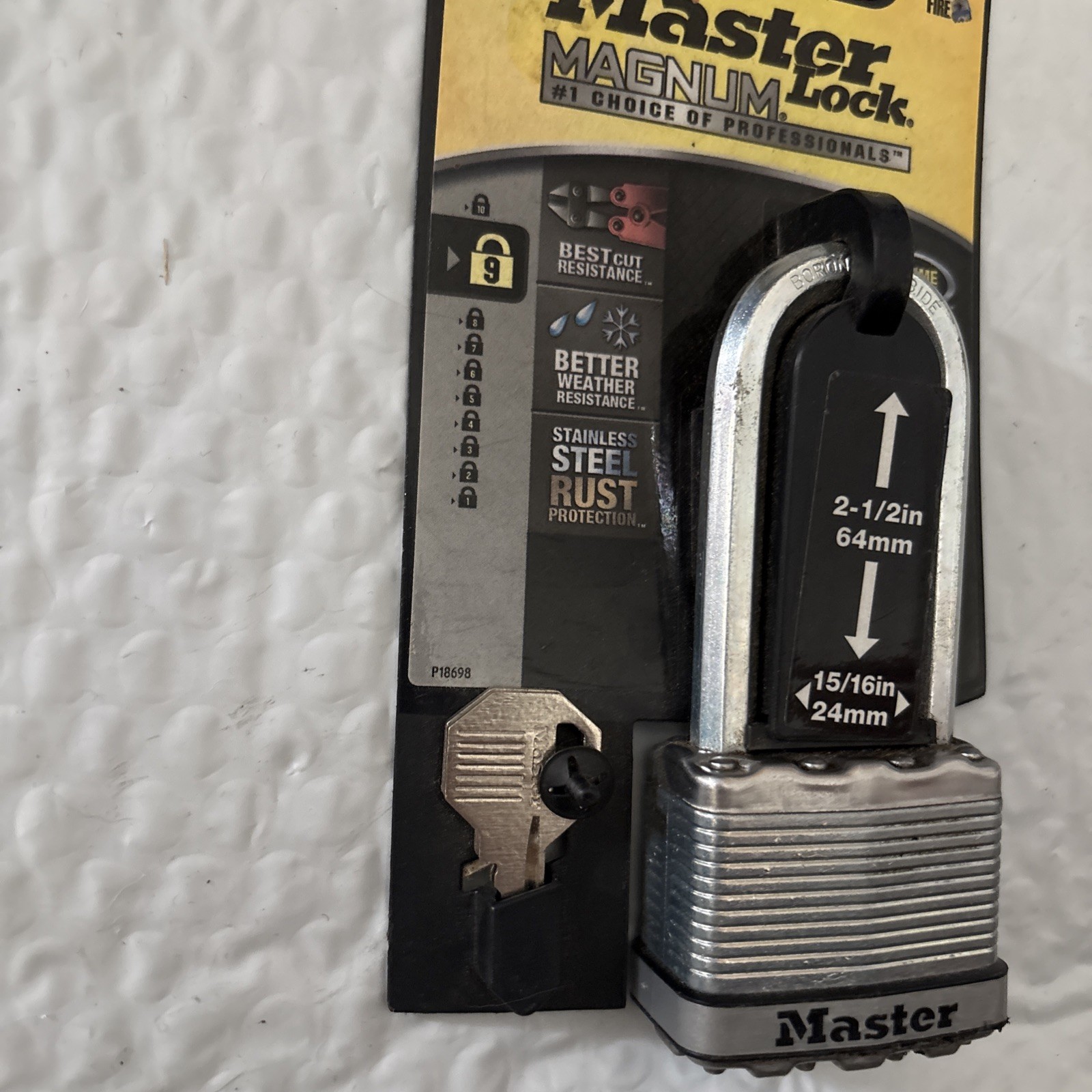 Master Lock Magnum M5xkadlj 2-1/2” Shackle