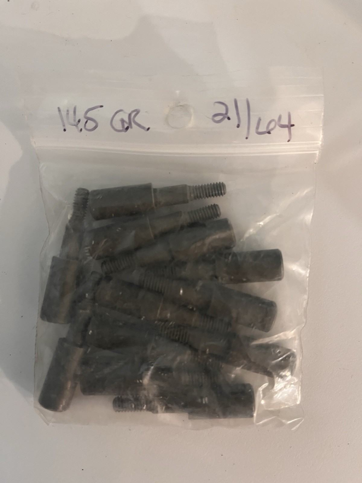 VINTAGE OLD STOCK 21/64” 145 GRAIN SCREW-IN TARGET/HUNTING ARROW BLUNT POINTS
