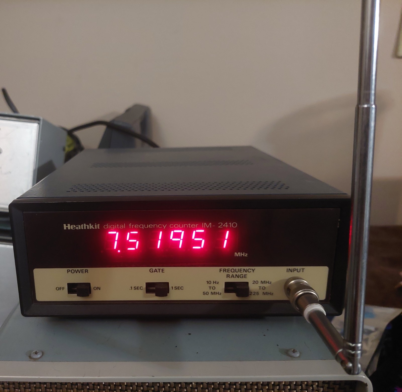 HEATHKIT FREQUENCY COUNTER MODEL IM-2410