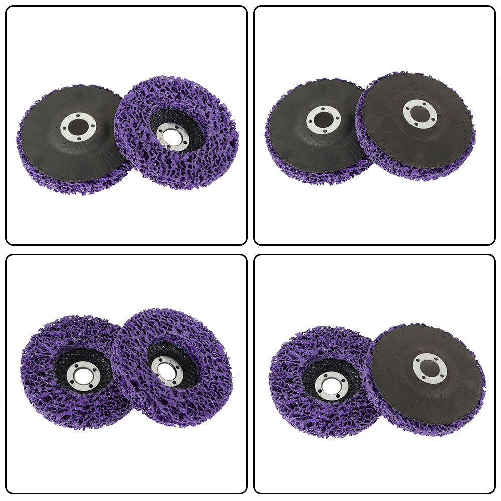 10 PackS 4"x5/8 Strip Discs Rust Remover Wheel Paint Removal Disc Angle Grinder