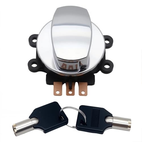 Ignition Switch Lock with 2*Keys Compatible with Harley-Davidson Road King