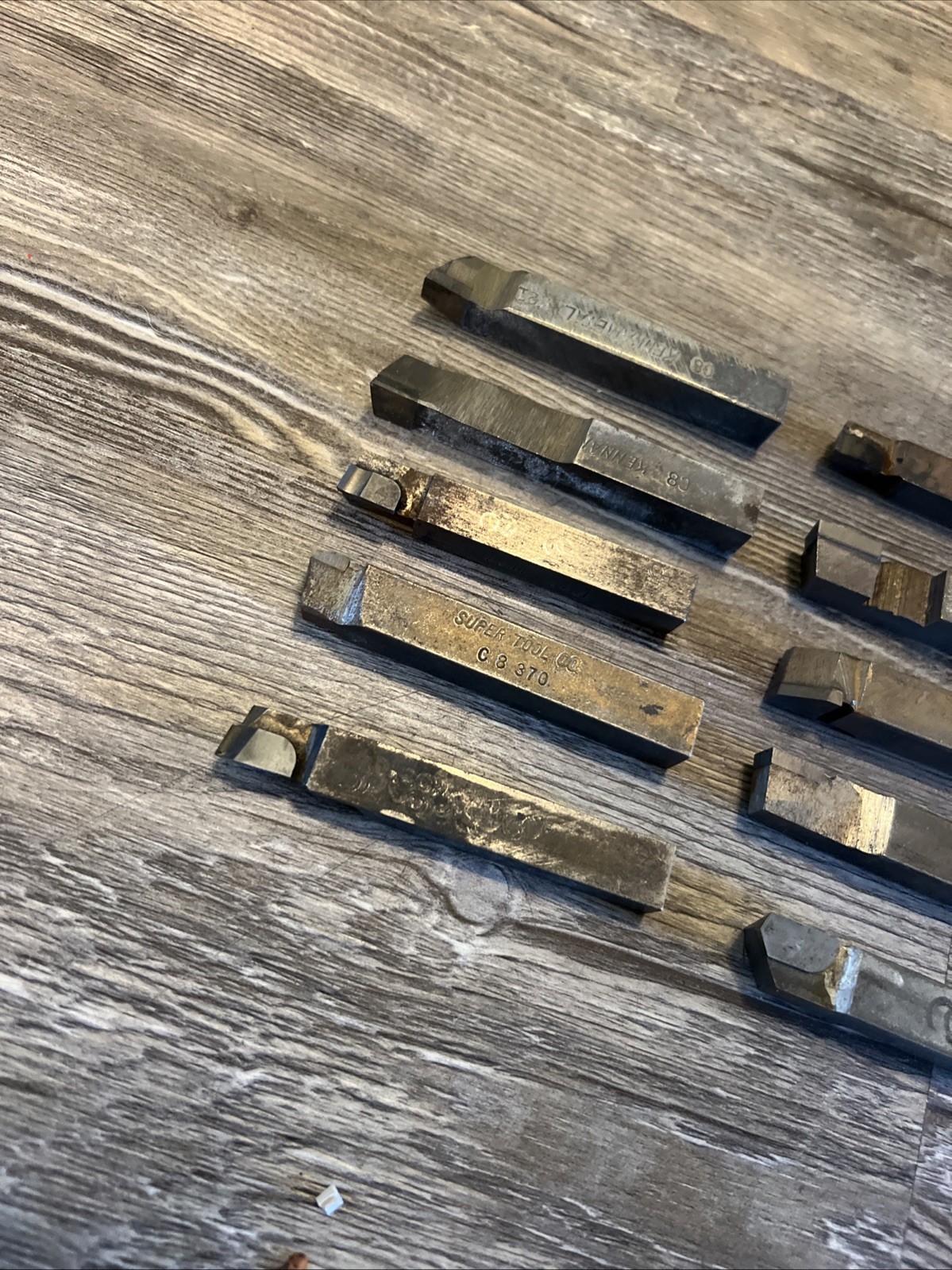 15pc Lathe Tool Bits Lot Carbide & Mixed Brands I USA