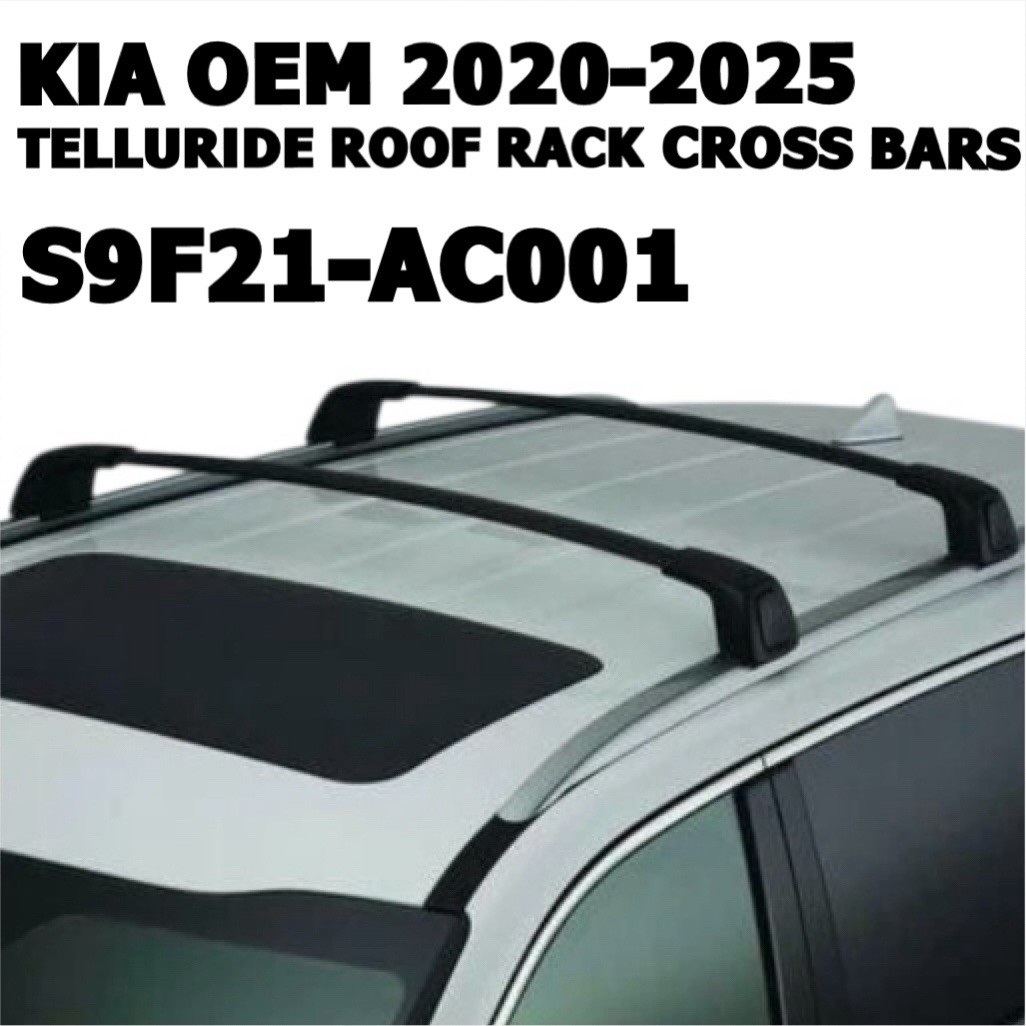 Genuine OEM 2020-2025 Kia Telluride Roof Rack Cross Bars S9F21-AC001 in Box
