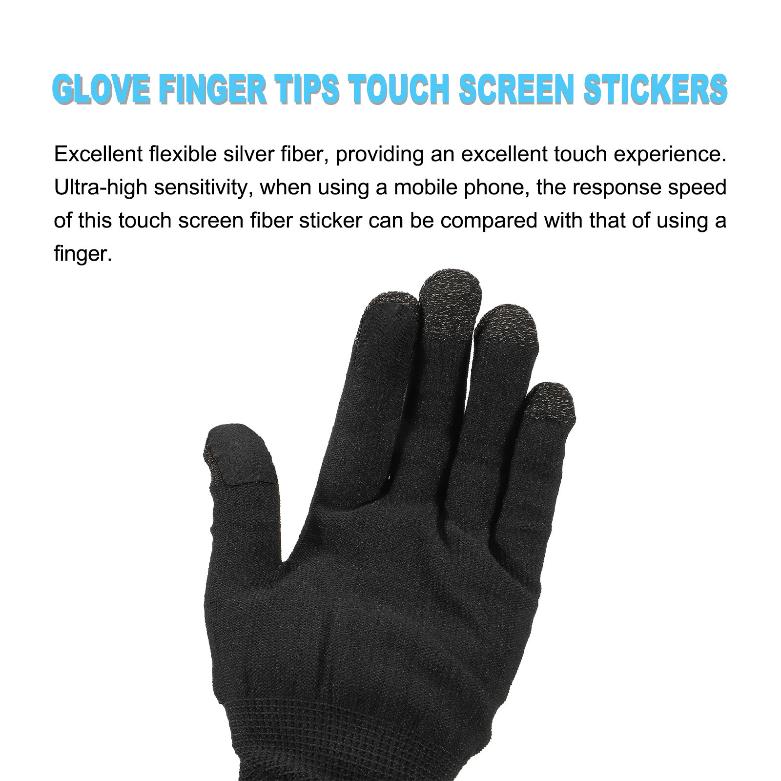 30pcs Glove Touch Screen Sticker Ultra High Sensitivity Flexible