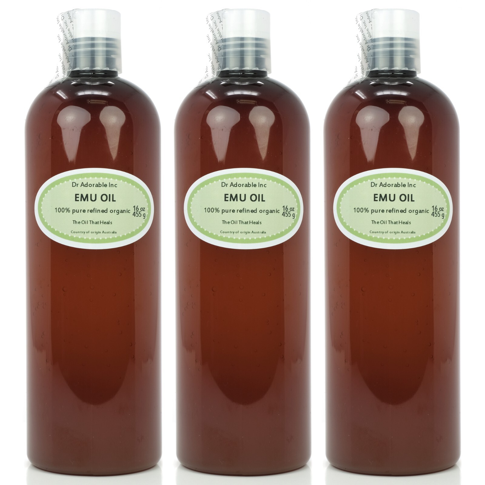 48 OZ/3 PINTS ORGANIC EMU OIL PURE