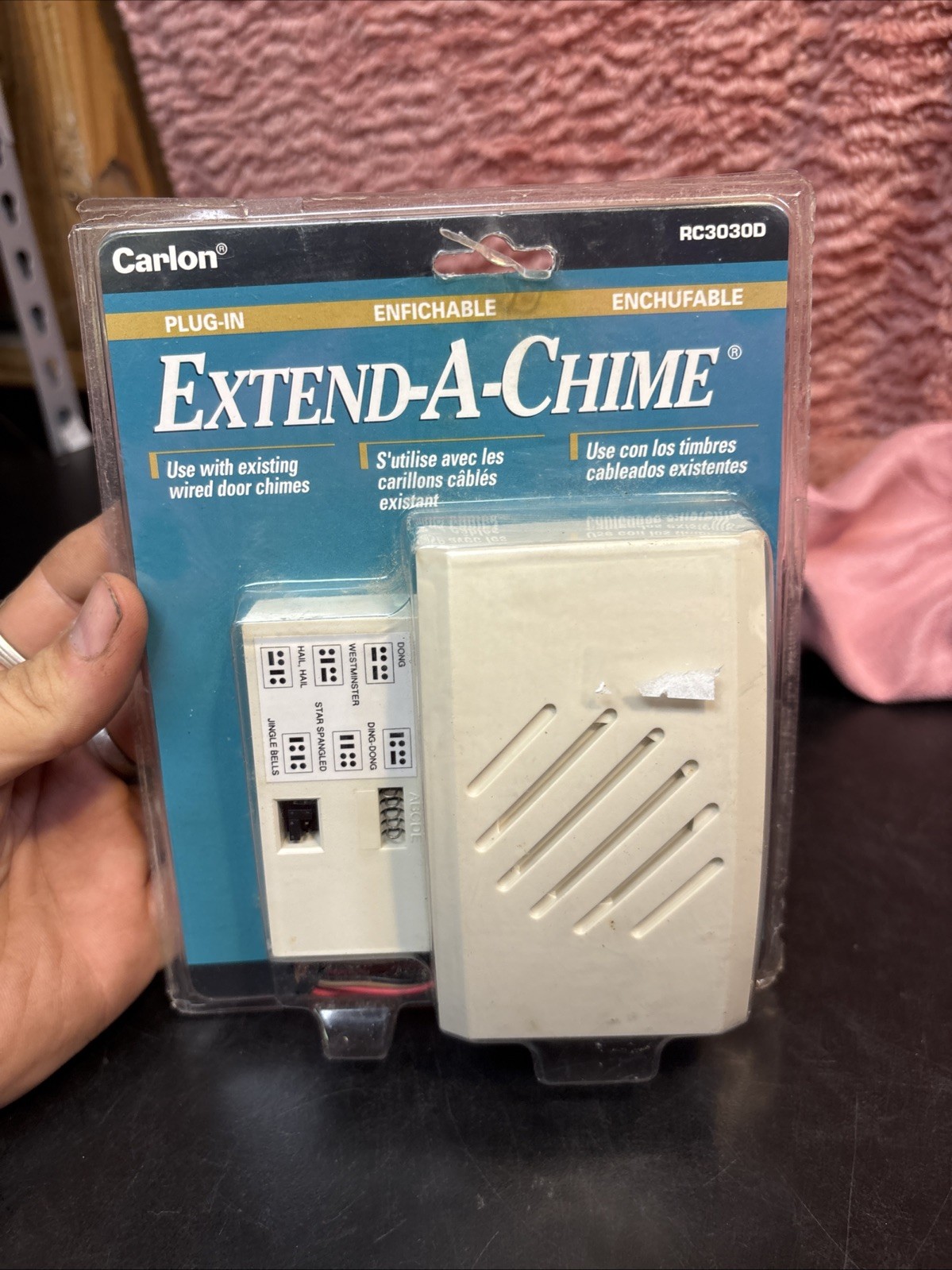 Carlon RC3030D Extend-A-Chime Doorbell Sound Extender 150 ft. Range New Sealed
