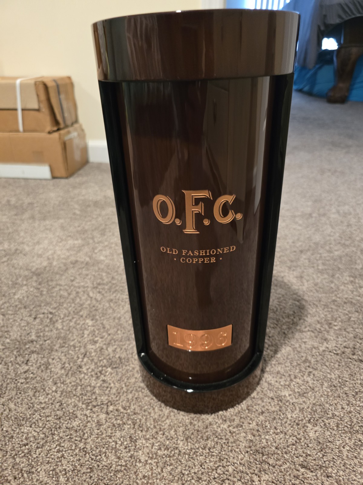 O.F.C 1996  (Old Fashioned Copper) Empty Wood Case read listing