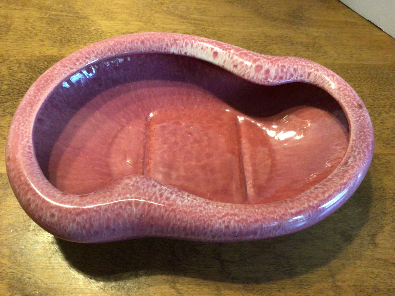 vtg HAEGER PINK PLANTER MID CENTURY MODERN 11 x 7 x 3” USA 3752