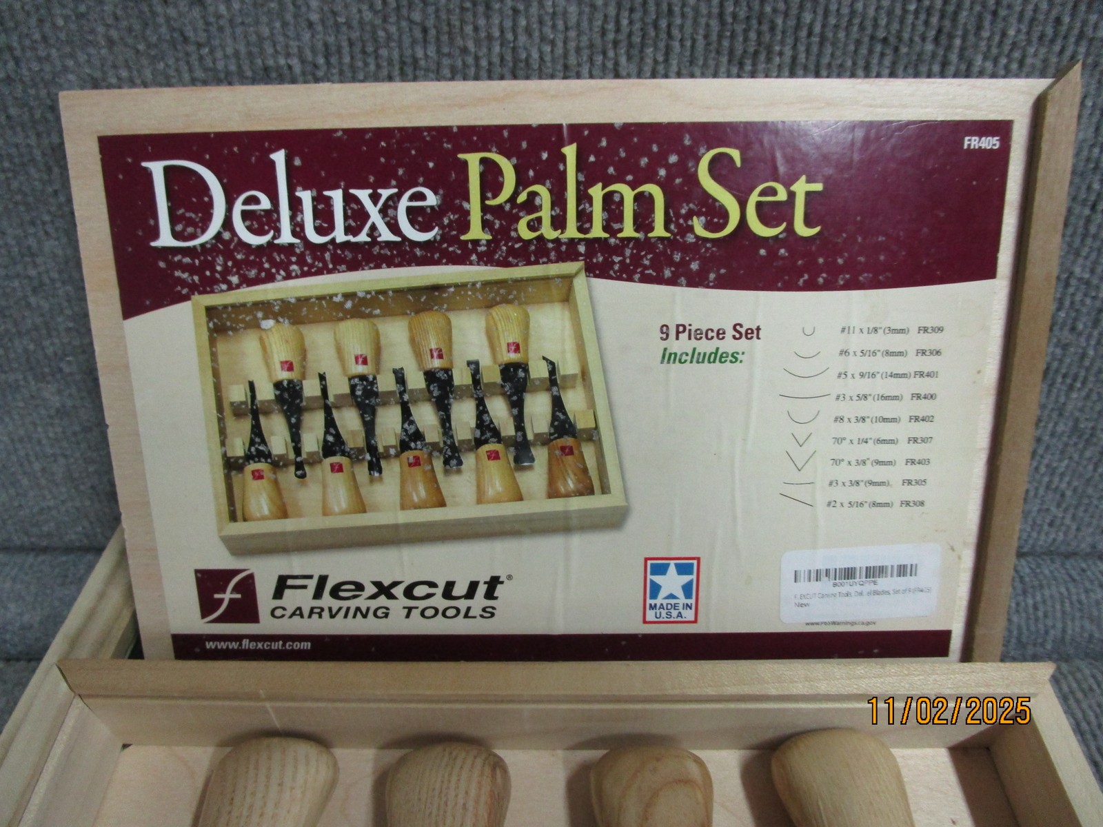 Flex Cut 9pc Deluxe Palm Set Model FR405