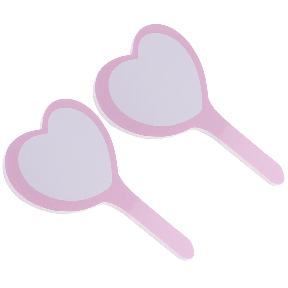 2 Pcs Heart Whiteboard Dry Erase Scoreboard Whiteboards Hand Held