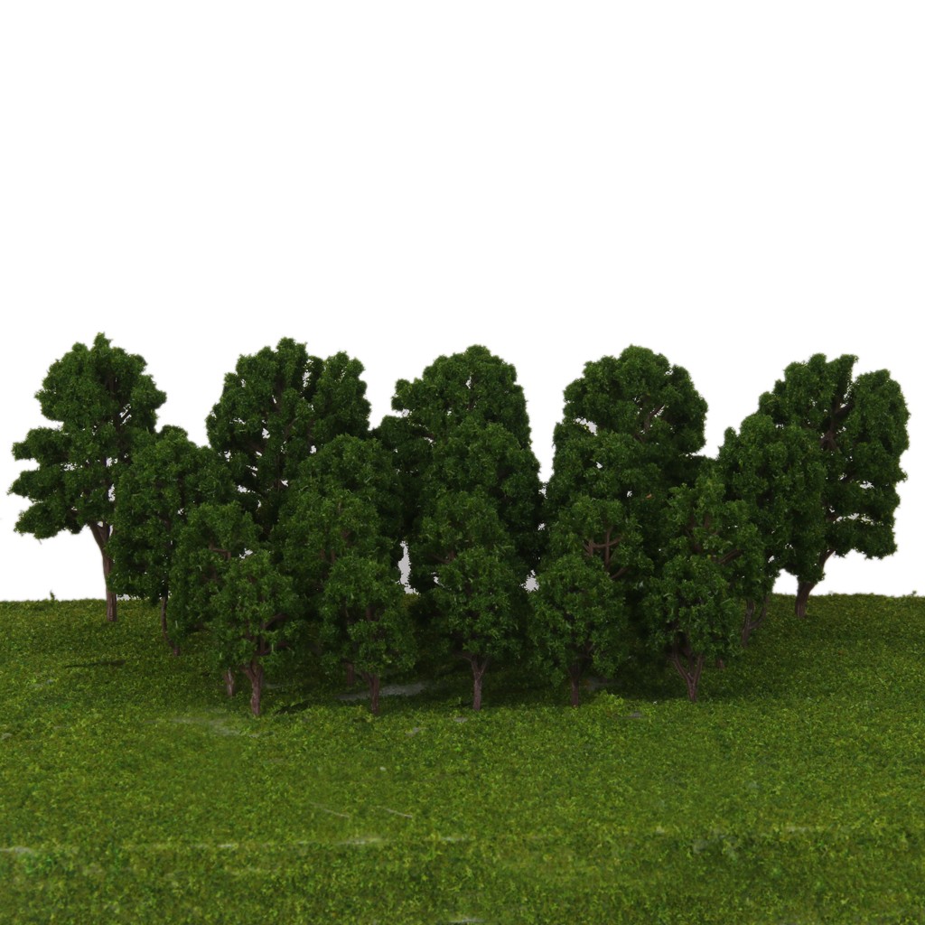 20 Train Layout Model Tree 1:75 HO For Diorama Scenery