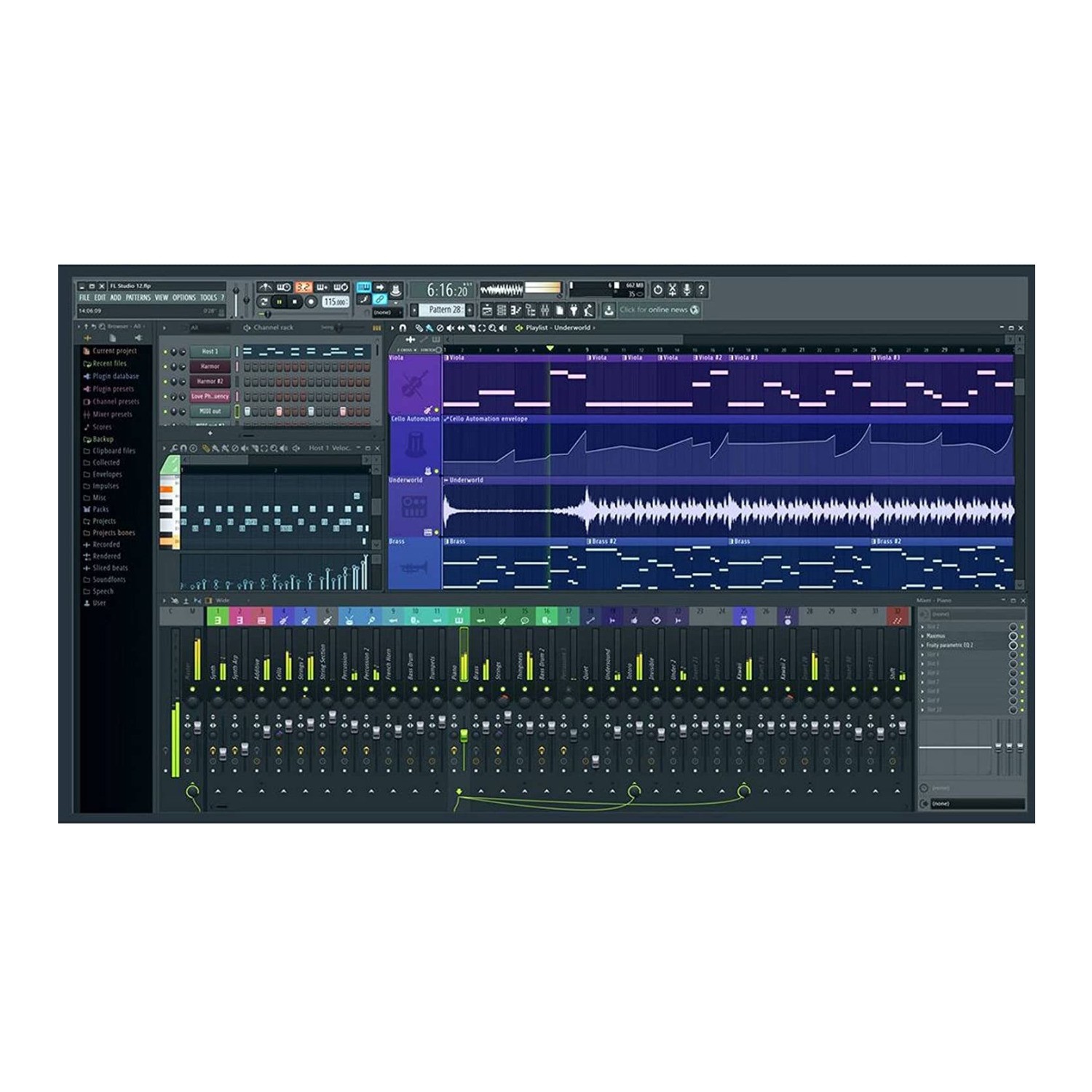 Novation FLkey Mini 25-Key MIDI Keyboard Controller for FL Studio Bundle