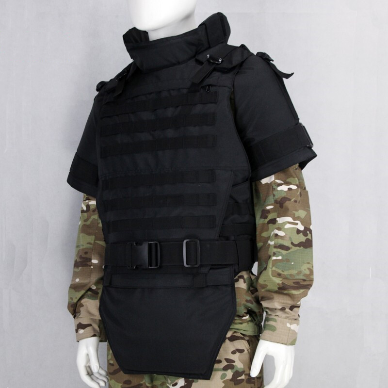 Russian Black Bagariy Body Vest New Mens Nylon MVD MOLLE Tactical Vest Replica
