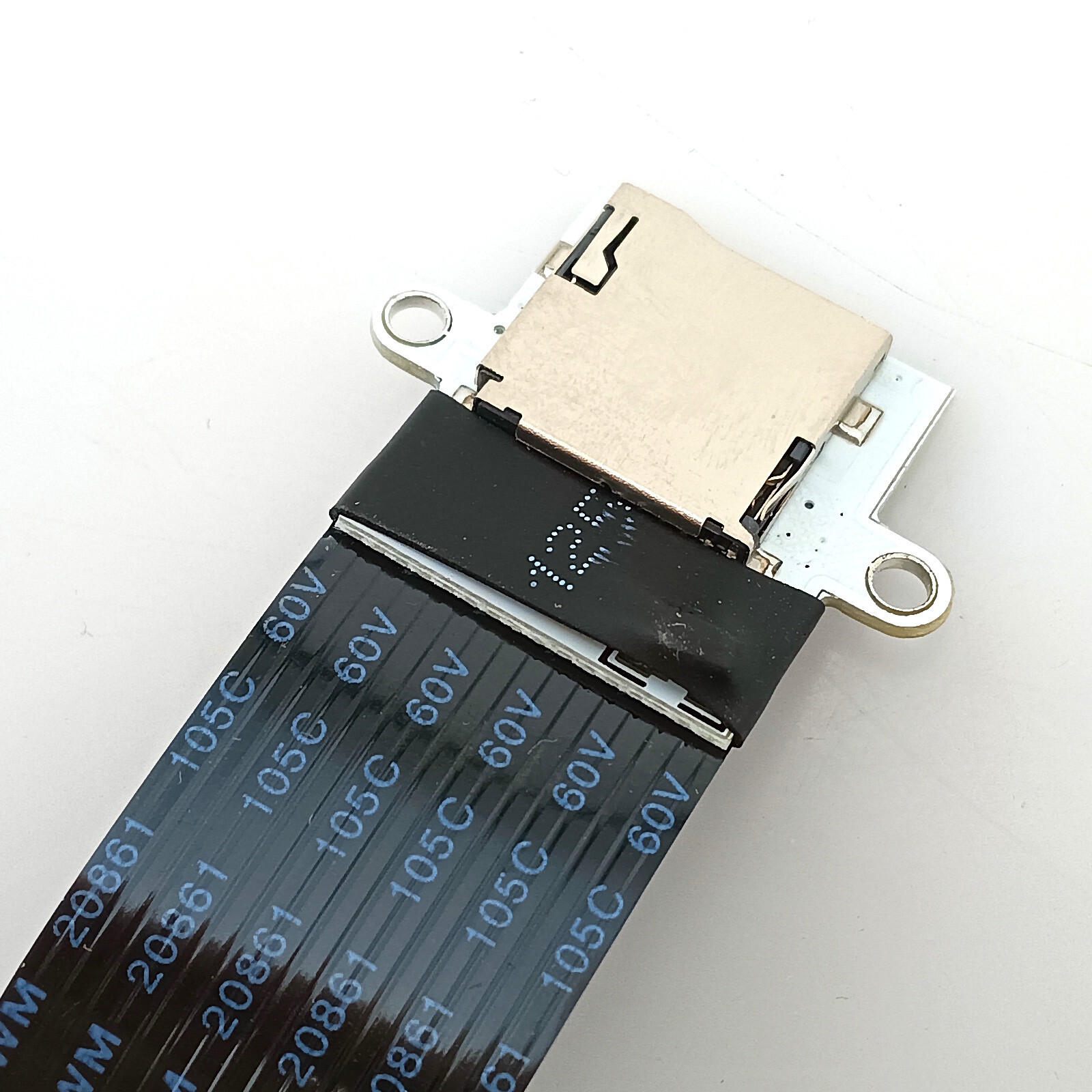46cm Micro SD Extension Flex Cable Screw Fix Panel Slot Adapter TF Card Reader