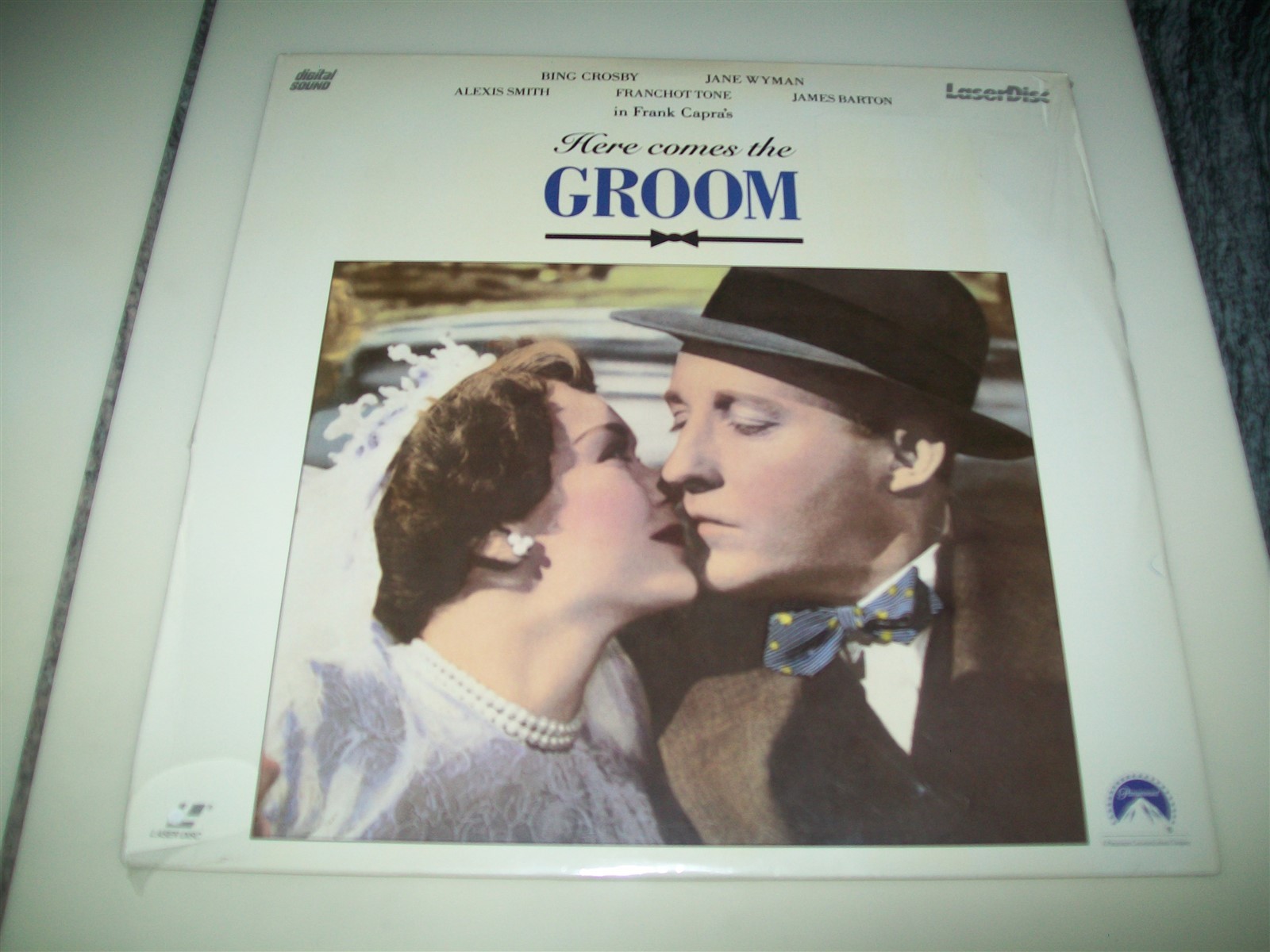 HERE COMES THE GROOM Laserdisc LD BRAND NEW SEALED VERY RARE BING CROSBY STARS!