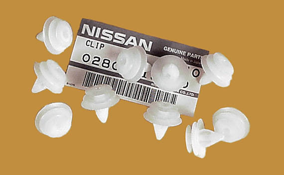 300ZX (Z31) Door Panel Clip 10-pak, 1984-1989 OEM NEW!