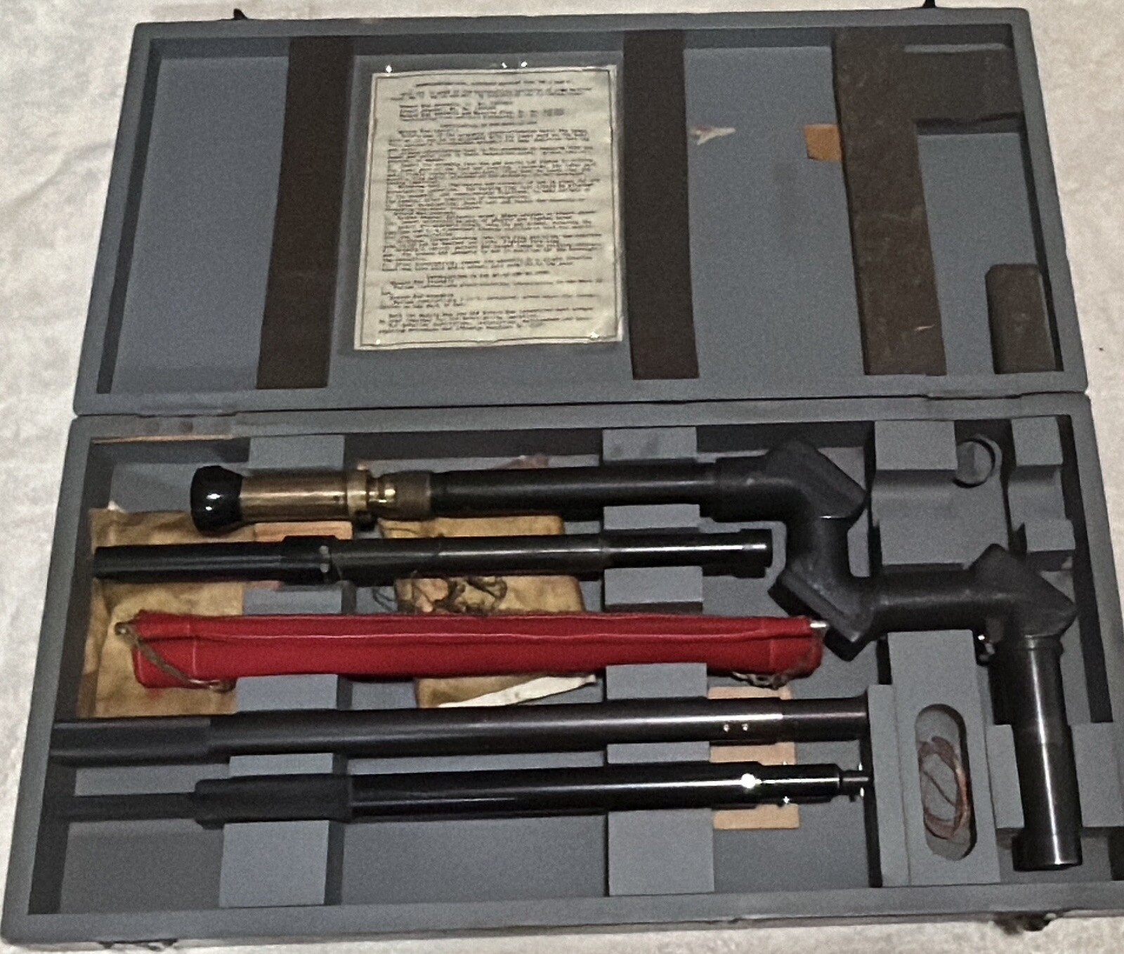 GREAT! 1950’s U.S. NAVY Aircraft Bore Sighting Kit Mark 3 Mod 0
