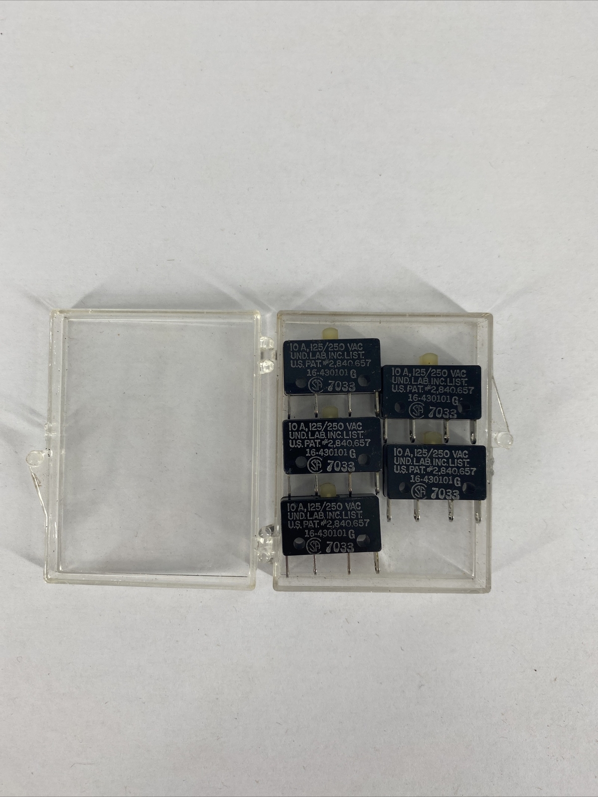LOT OF 5 Licon 7033 Microswitch Sensitive Switch 125/250 VAC NEW OLD STOCK