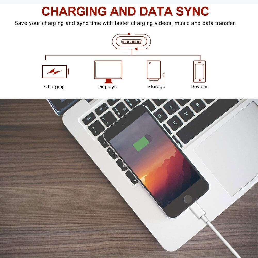 ⚡ 20W USB-C Fast Charger PD Adapter Cable For iPhone 14/13/12/11 XR X Pro iPad