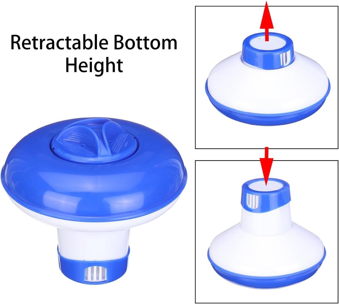 1" Collapsible Pool Tablet Dispenser for above-ground & Inflatable Pools