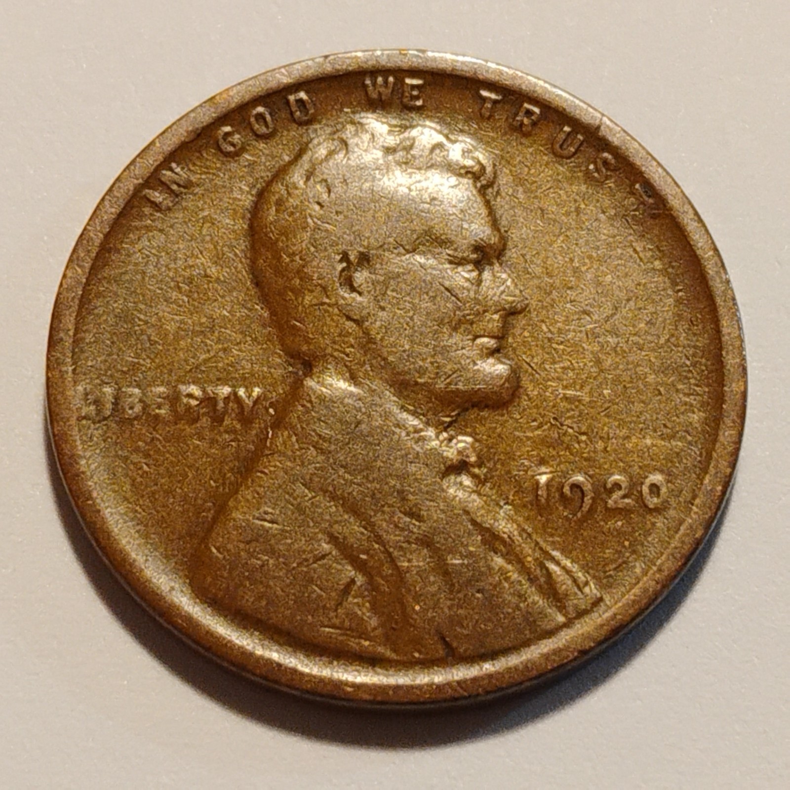 1920 P - BN - COPPER - 1 - 3.00 GRAMS