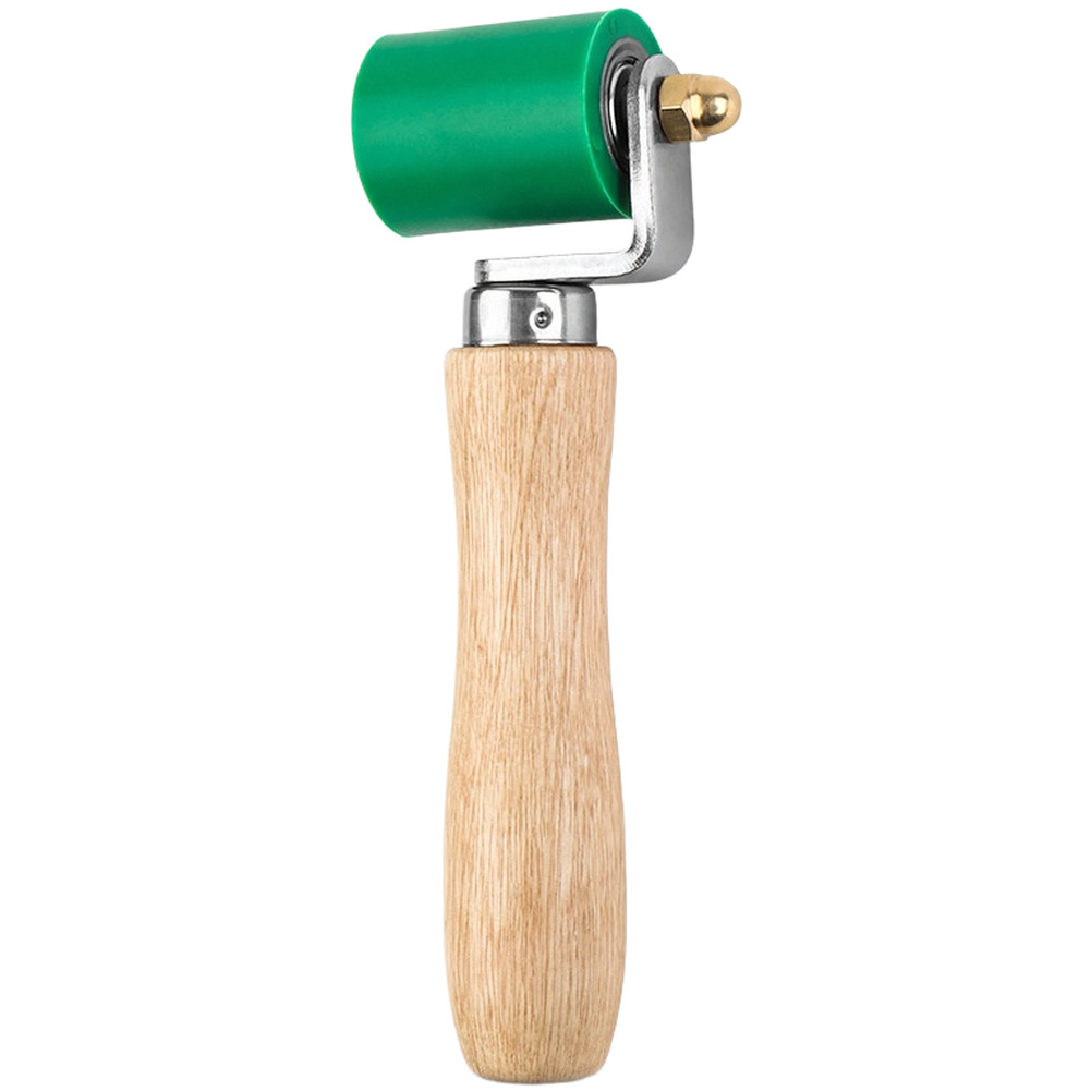 Rubber Wheel Solid Wood Handle High Temperature Resistance Waterproof Design