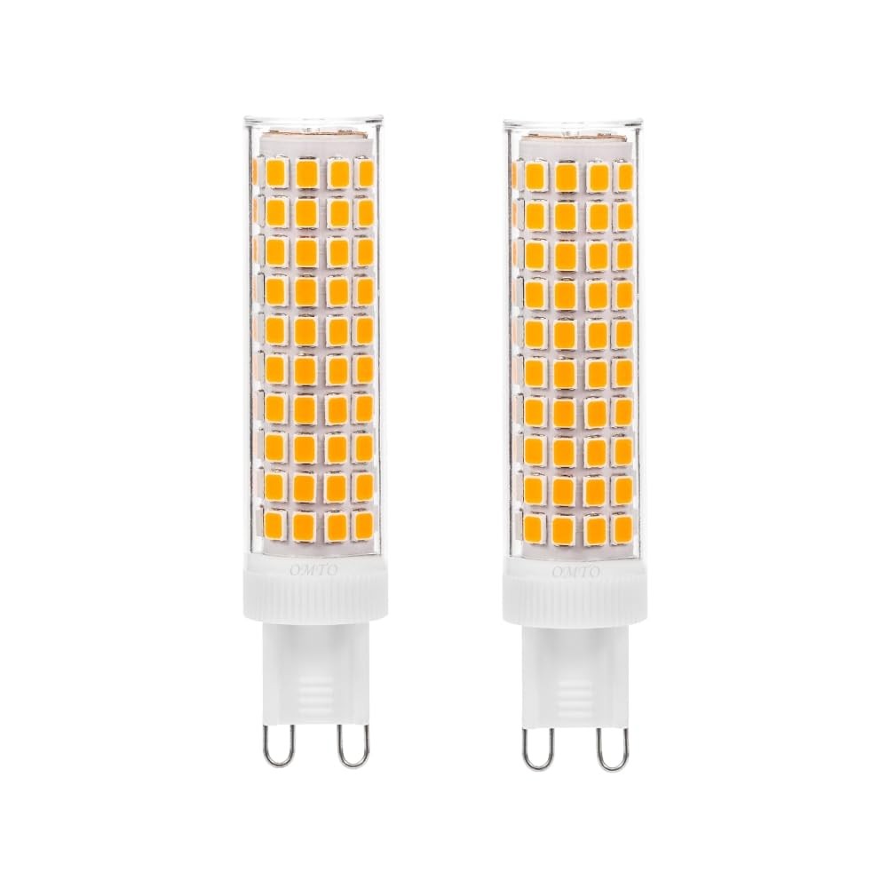 G9 LED Bulb 10W, 100W G9 Halogen Bulb Equivalent,G9 Bi Pin Base Light Bulbs f...