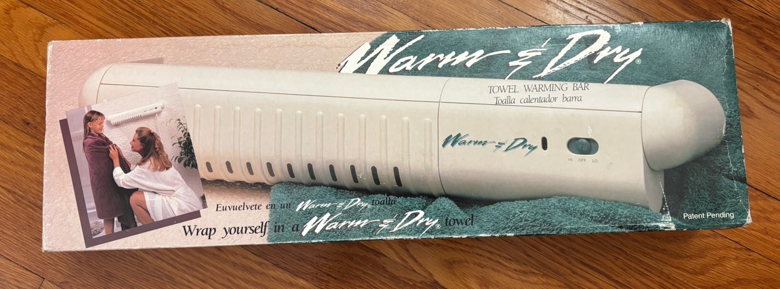 Lyons Industries Warm & Dry Towel Warming Bar New Sealed in Box