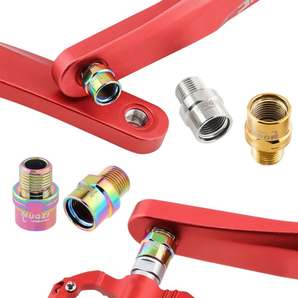 1 Pair 16MM Bike Pedal Axle Extenders Bike Pedals Adapters Bolt  Road Bicycle