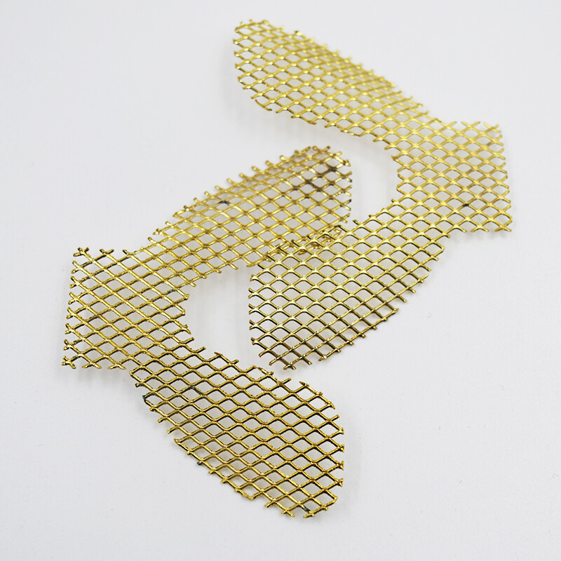 Dental Metal Net Plate Strengthen Impression Tray Plate Teeth Gold Lower/Upper
