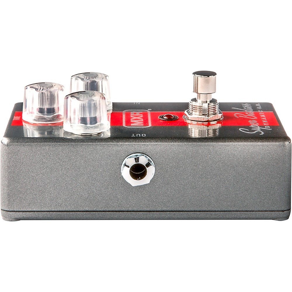 MXR M249 Super Badass Dynamic O.D. Effects Pedal Silver and Red