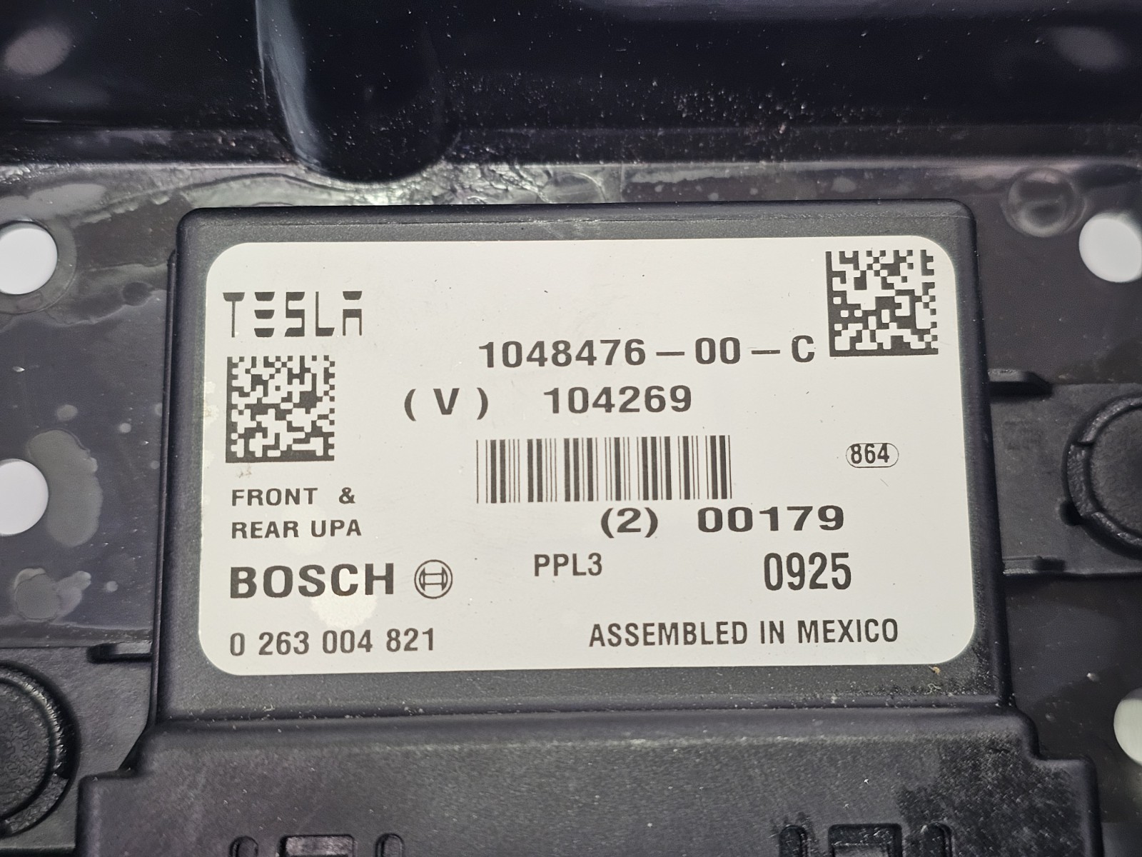 12-20 Model S ECU Park Distance Assist Control Sensor Module PDC 1048476-00-C