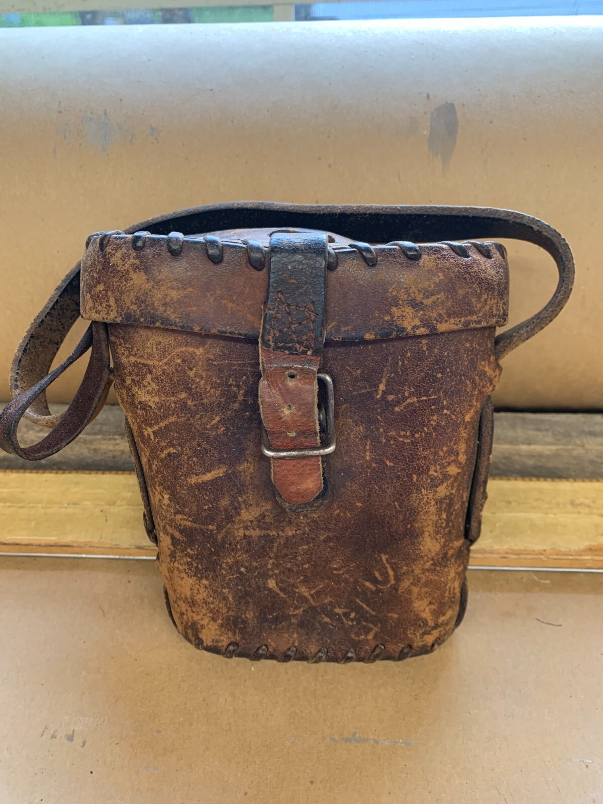 Vintage Handmade Leather Case For Binocular Fits Lemaire Opera Glasses
