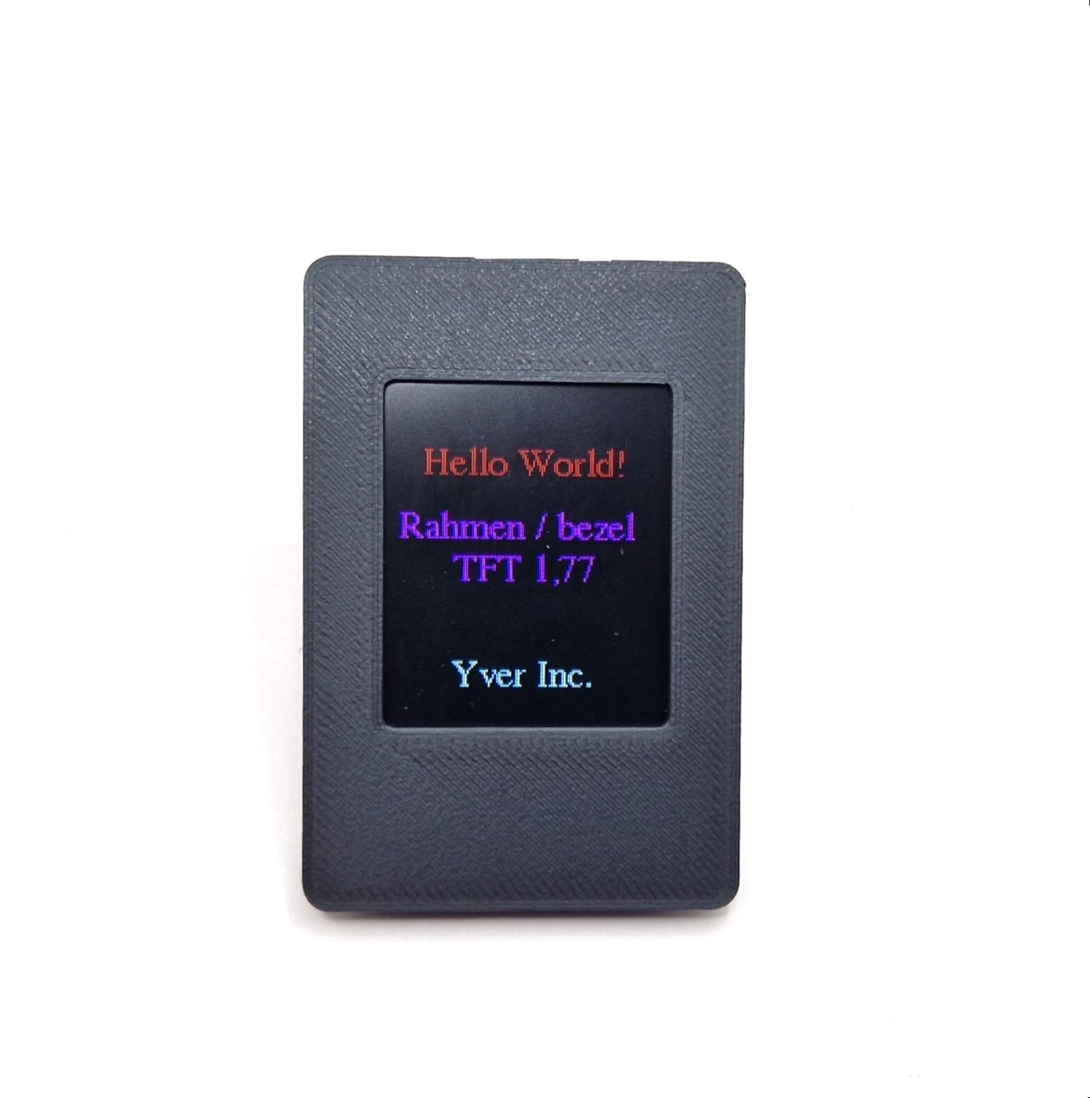 Mounting Frame for Arduino Raspberry Display TFT 1.77"" 1.77"" ST7735 Yverinc Labs