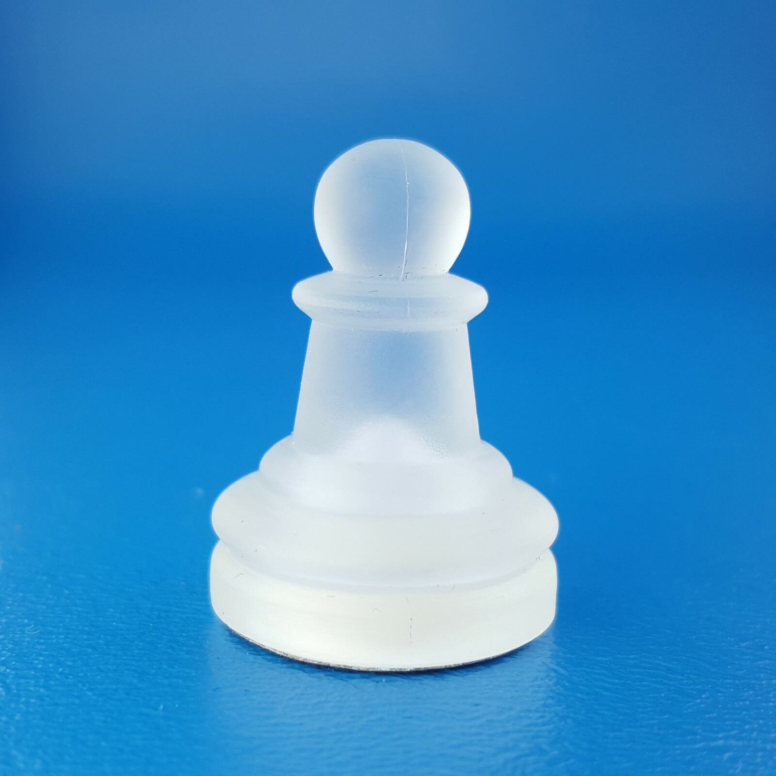 Excalibur Chess Frosted Glass Pawn Black Felt Staunton Replacement Game Piece