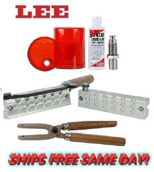 Lee 18-Cav Mold 00 Buckshot + Mold Handles & Sizing Lube Kit w/Case 90486