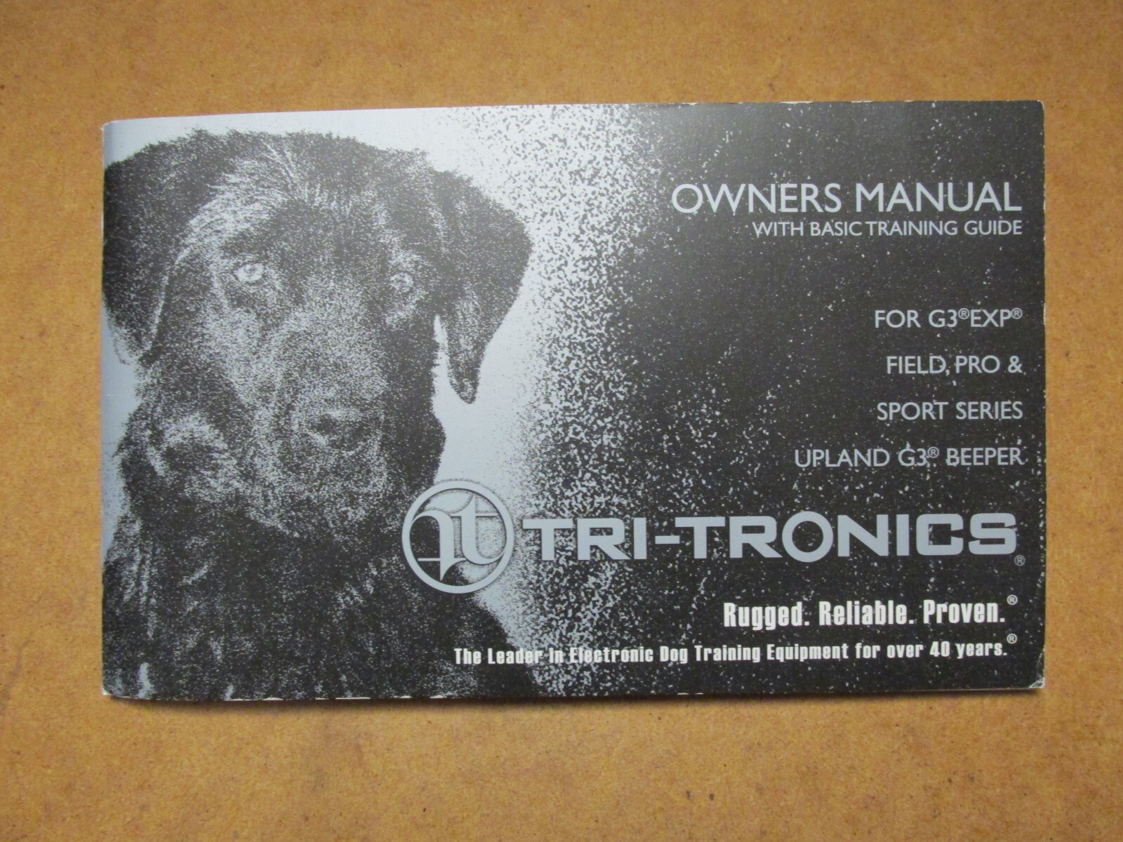 Tri-Tronics G3 Manual & Basic Training Guide Disc