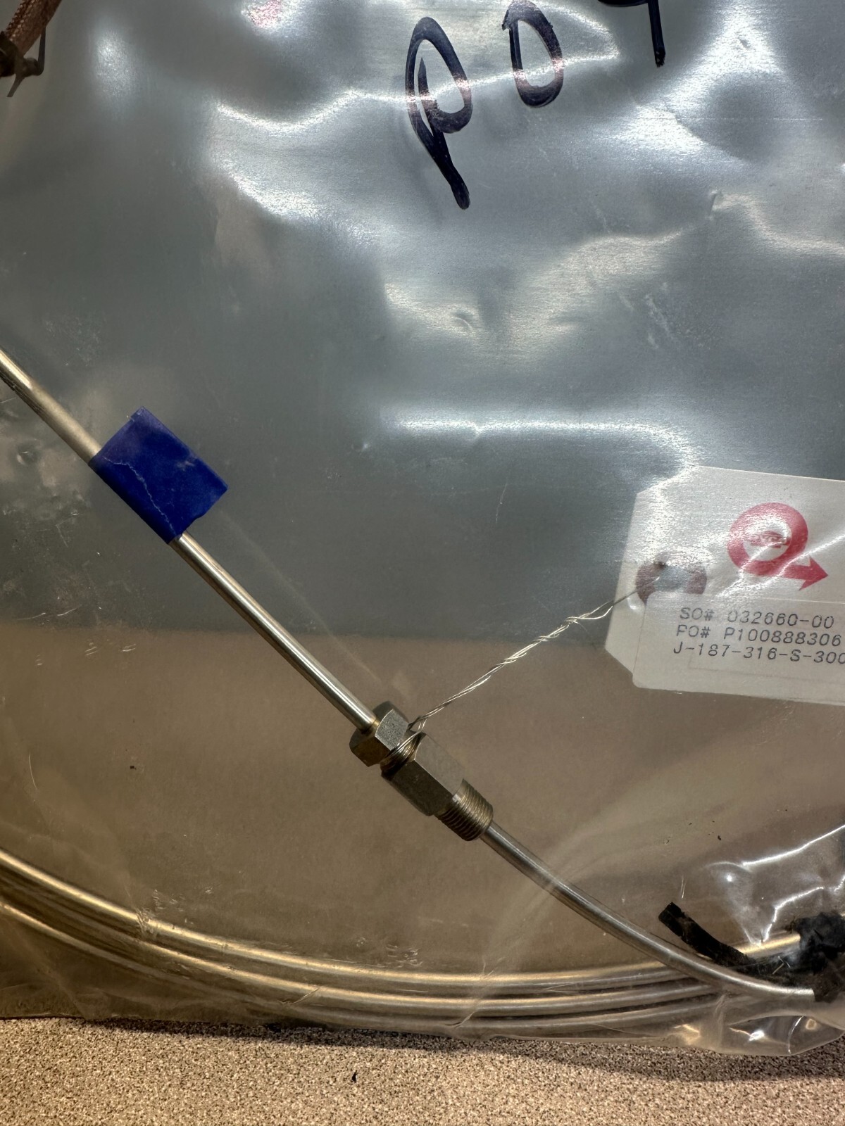 PYCO THERMOCOUPLE J-187-316-S-300-A-(8)-Y, NEW FREE SHIPPING
