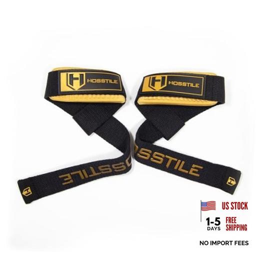Padded Lifting Wrist Straps (Pair) - Reinforced Support for Powerlifting,