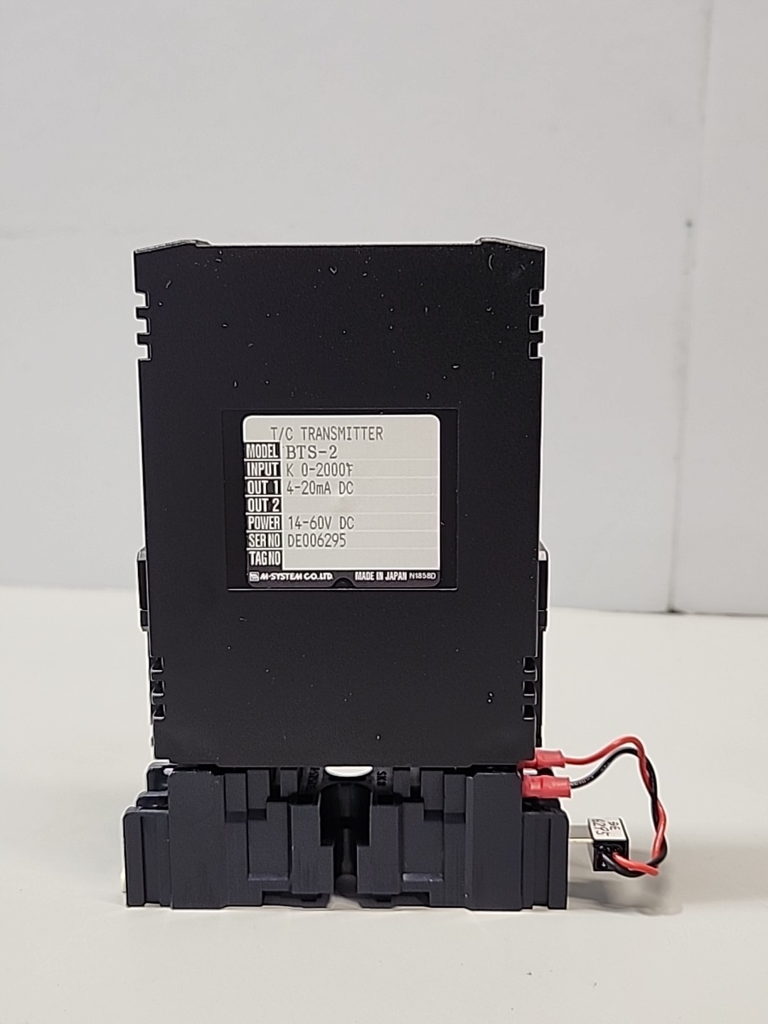 M SYSTEM CO LTD SIGNAL TRANSMITTER BTS-2 4-20mA 14-60V