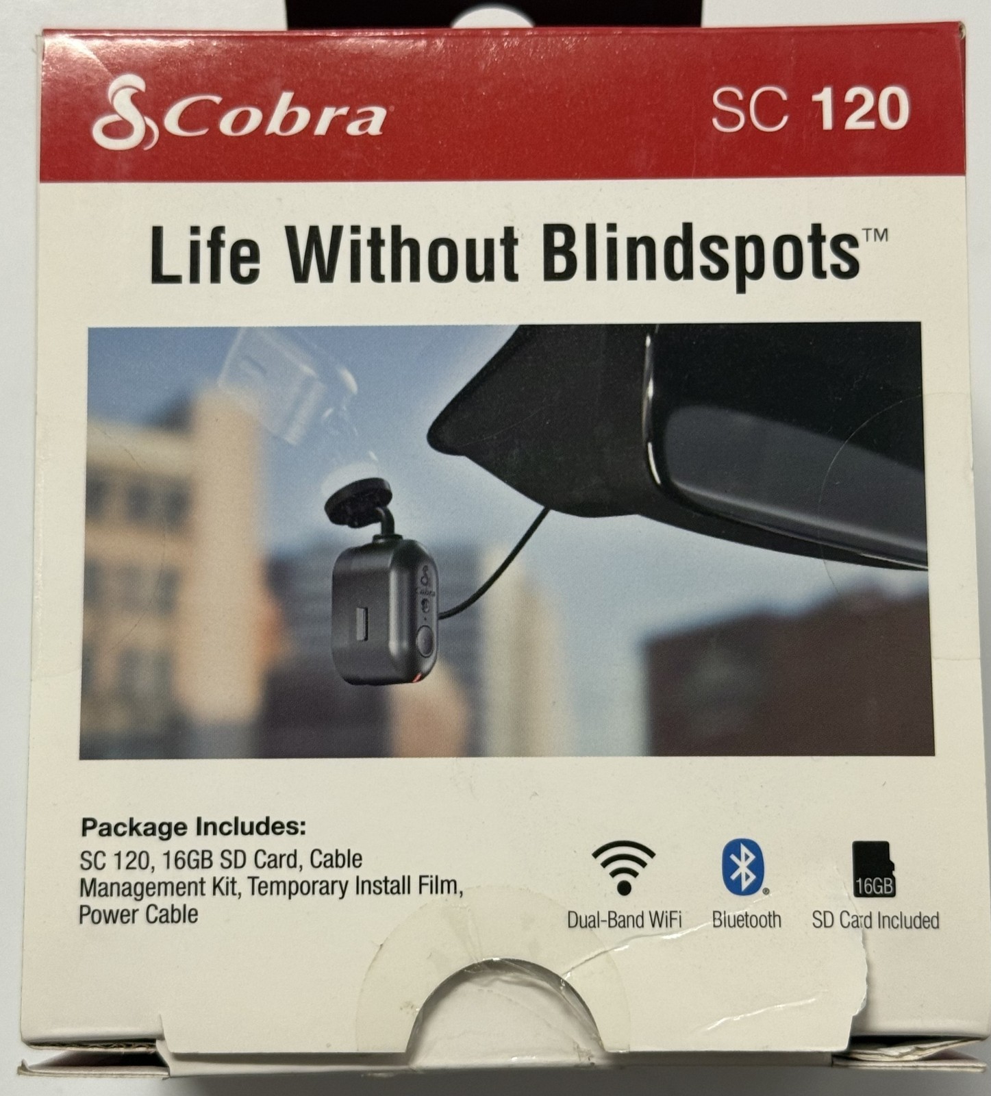 Cobra Electronics SC120 Front Facing QHD Dash Cam