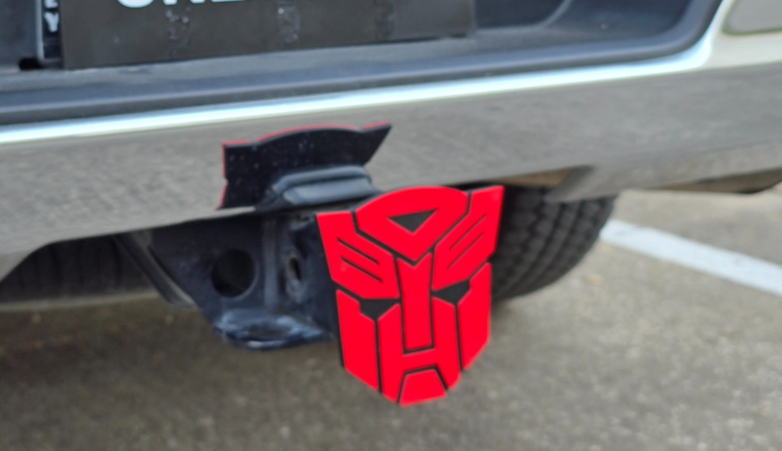 Transformers Autobot Cover Plug Cap Tow Hitch Ford Chevy Dodge Jeep Ram