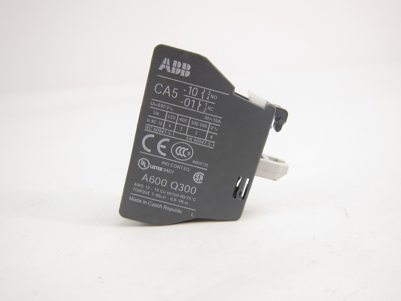 NEW ABB CA5-01 Auxiliary Contact Block CA501
