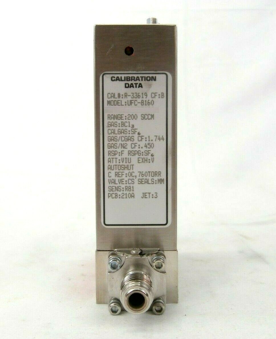 UNIT Instruments UFC-8160 Mass Flow Controller MFC 200 SCCM BCl3 Working Spare