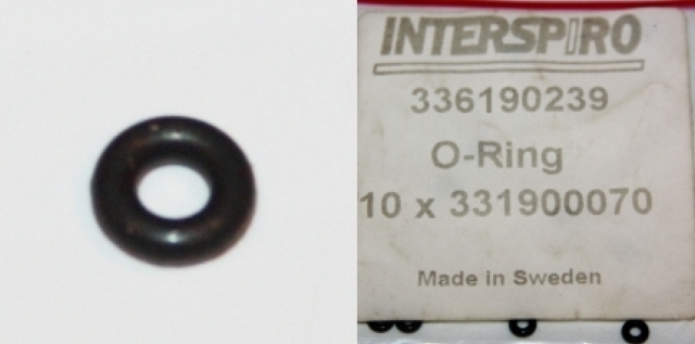 INTERSPIRO O-RING #336-190-239 336190239 331-900-070--SCBA AGA FIRE RESCUE MASK