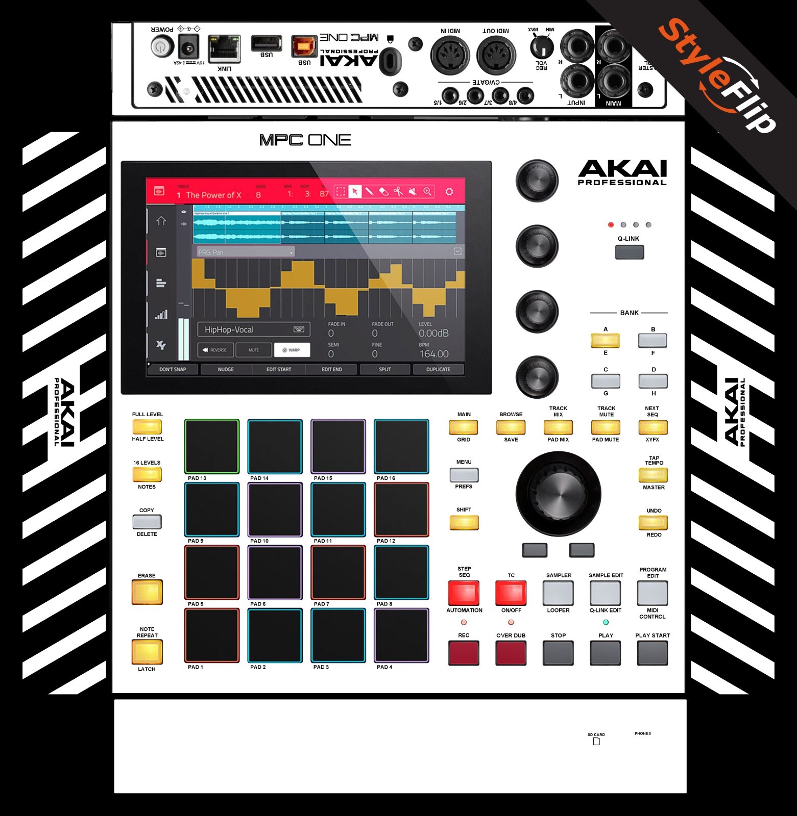 Akai MPC One Skin | Color White | Protective Decal | StyleFlip Skins