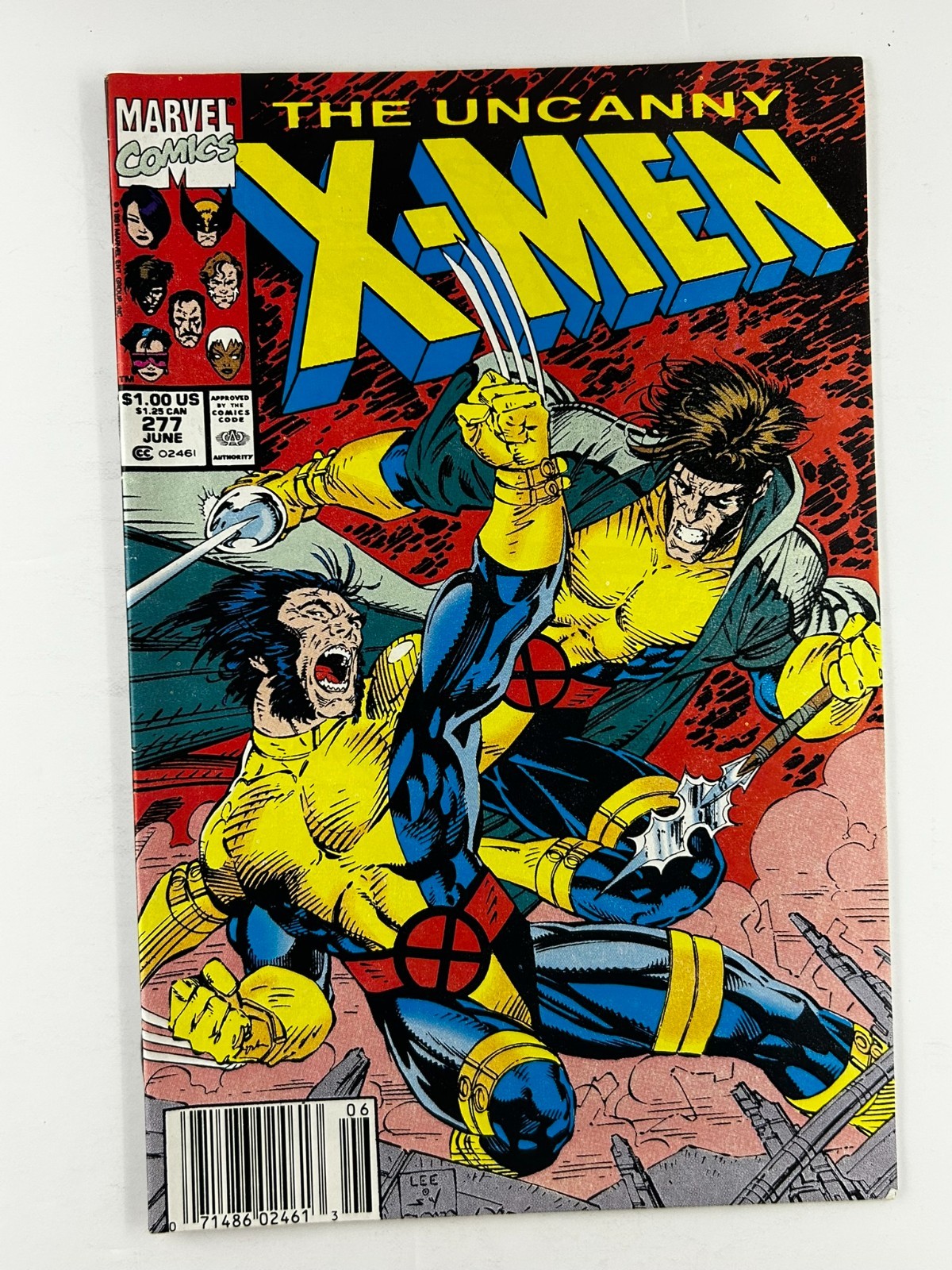 The Uncanny X-Men #277 Newsstand Variant (Marvel Comics June 1991)