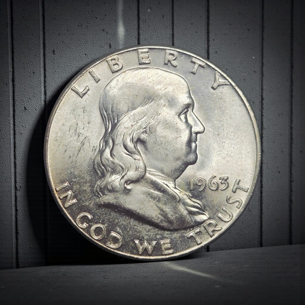 1963-P Franklin Half Dollar 90% Silver